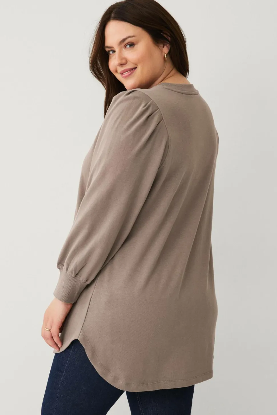 Ellos Plus collection Sweatshirt med pufærmer