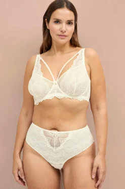 Ellos Plus collection Uforet bh med bøjler i blonder
