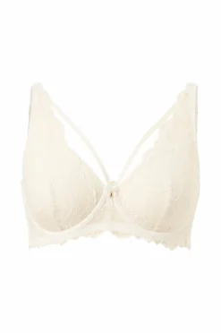 Ellos Plus collection Uforet bh med bøjler i blonder
