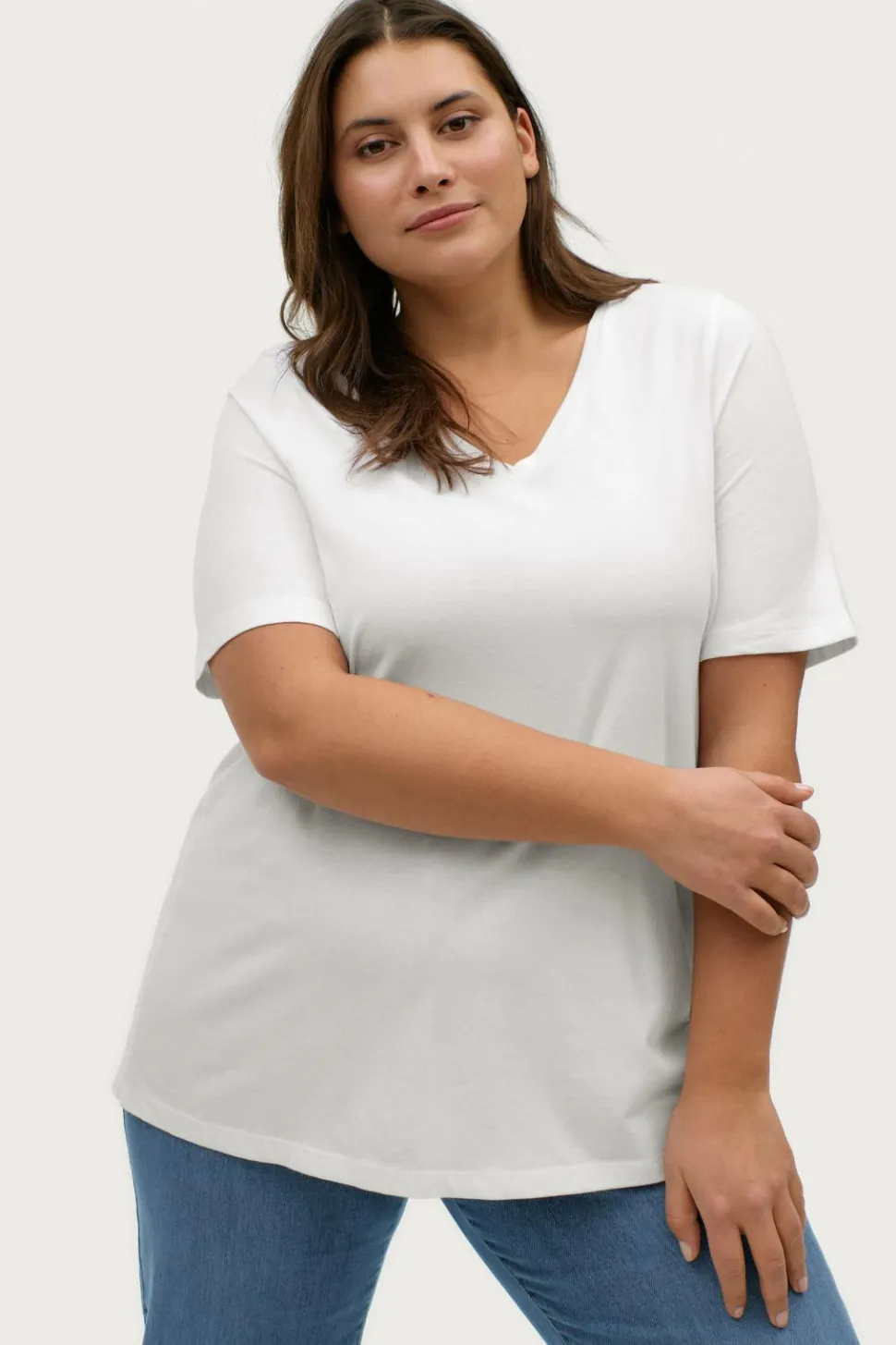 Ellos Plus collection Top med v-hals