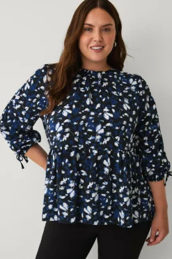 Ellos Plus collection Bluse med peplum