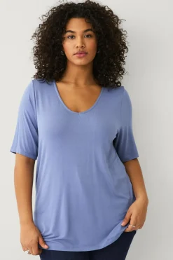 Ellos Plus collection Blød top med V-hals