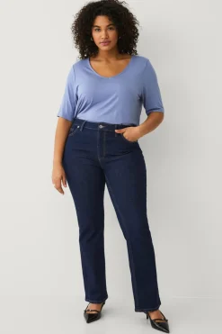 Ellos Plus collection Blød top med V-hals