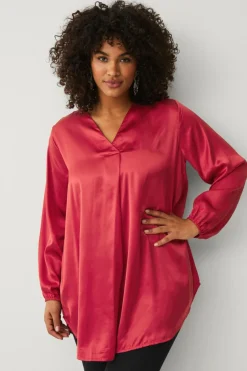 Ellos Plus collection Tunika i satin