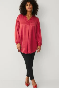 Ellos Plus collection Tunika i satin