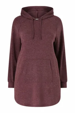 Ellos Plus collection Lang sweatshirt med hætte