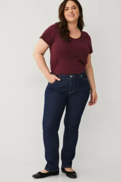 Ellos Plus collection Top med rund hals