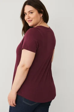 Ellos Plus collection Top med rund hals