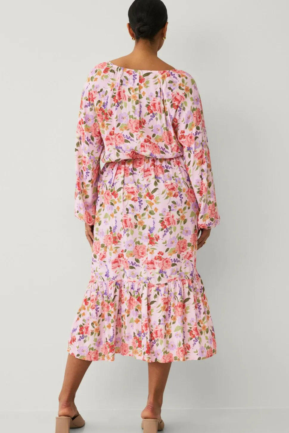 Ellos Plus collection Maxi kjole med volanter