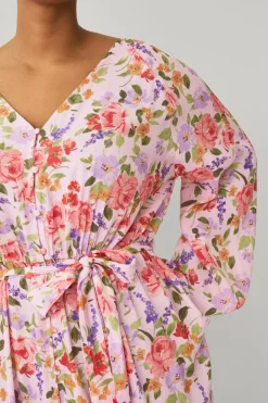 Ellos Plus collection Maxi kjole med volanter