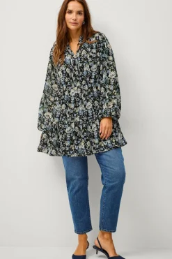 Ellos Plus collection Tunika i chiffon