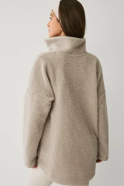 Ellos STUDIO Pullover Half Zip Pile Core