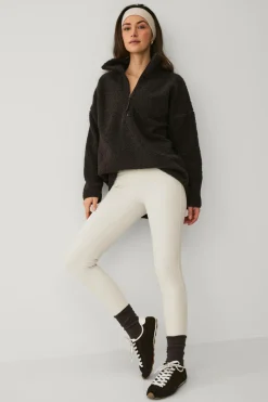 Ellos STUDIO Pullover Half Zip Pile Core