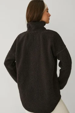 Ellos STUDIO Pullover Half Zip Pile Core