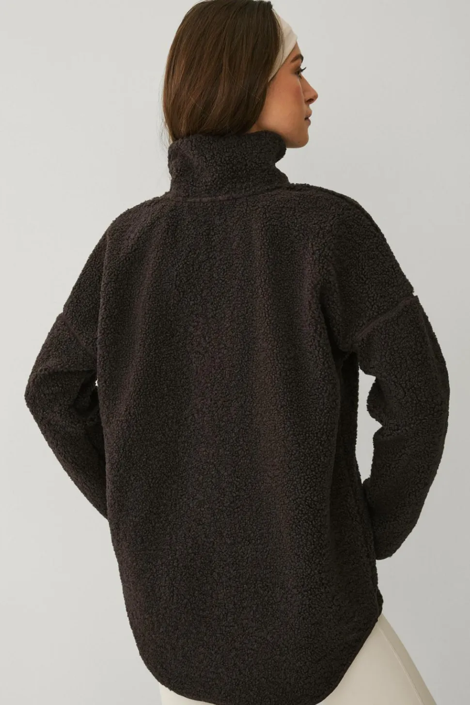 Ellos STUDIO Pullover Half Zip Pile Core
