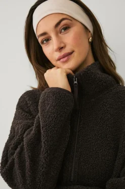 Ellos STUDIO Pullover Half Zip Pile Core
