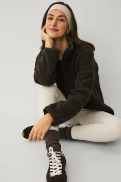 Ellos STUDIO Pullover Half Zip Pile Core