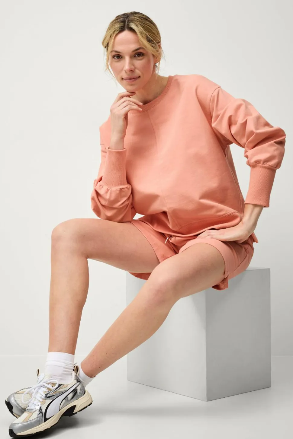 Ellos STUDIO Sweatshirt Sweat Crewneck Soft