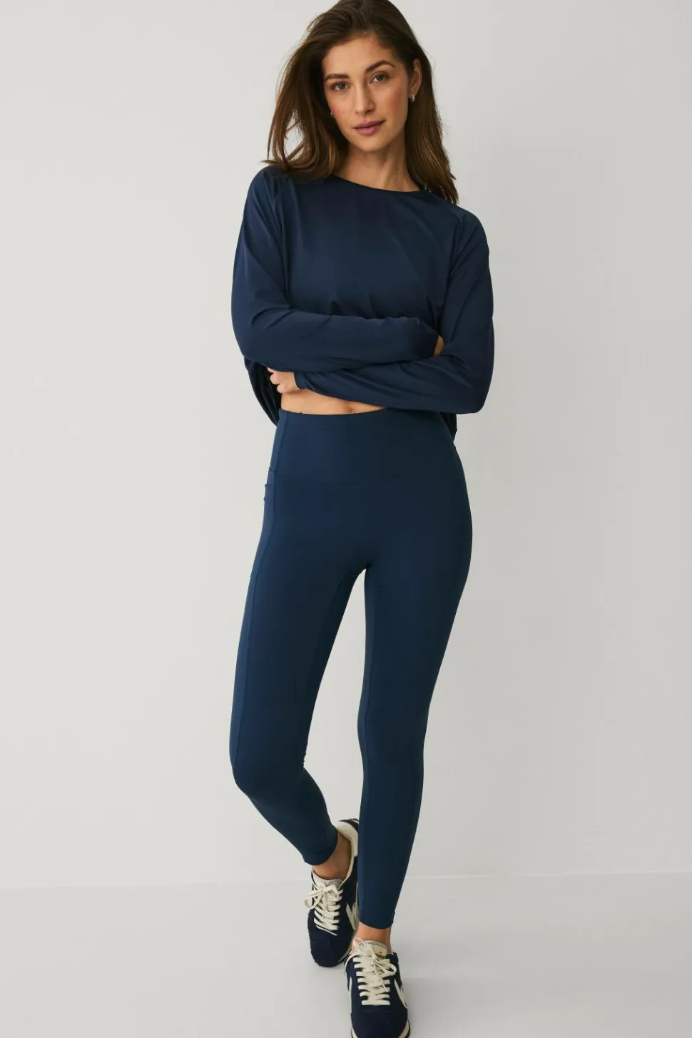 Ellos STUDIO Træningstop Loose Top Core LS