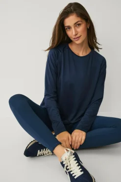 Ellos STUDIO Træningstop Loose Top Core LS