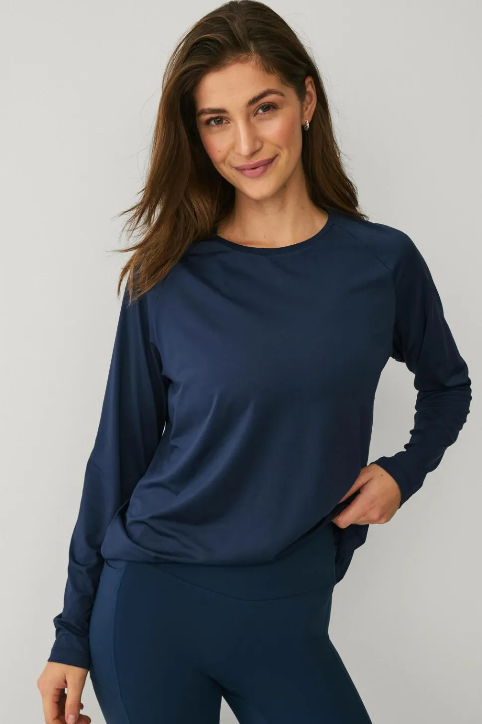 Ellos STUDIO Træningstop Loose Top Core LS