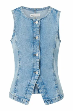 Gina Tricot Denimvest Tailored Denim Vest