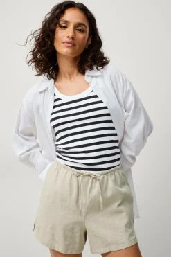 Gina Tricot Hørshorts Relaxed Linen Blend