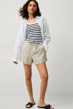 Gina Tricot Hørshorts Relaxed Linen Blend