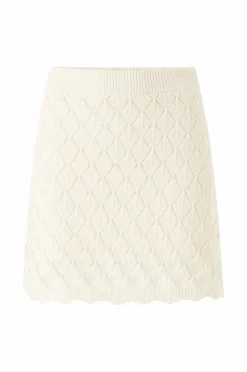 Gina Tricot Nederdel Knitted Crochet Mini Skirt