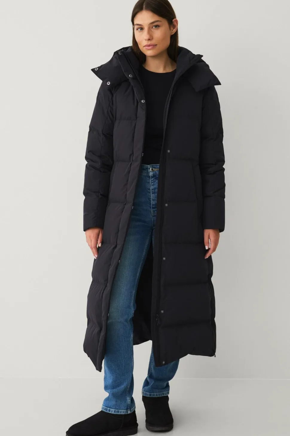 Áhkká Dunfrakke Down Coat Parka W