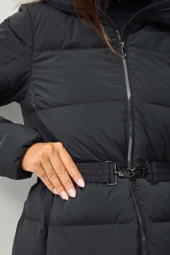 Áhkká Dunfrakke Gold Long Down Coat Matte