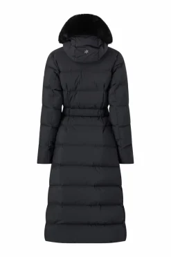 Áhkká Dunfrakke Gold Long Down Coat Matte
