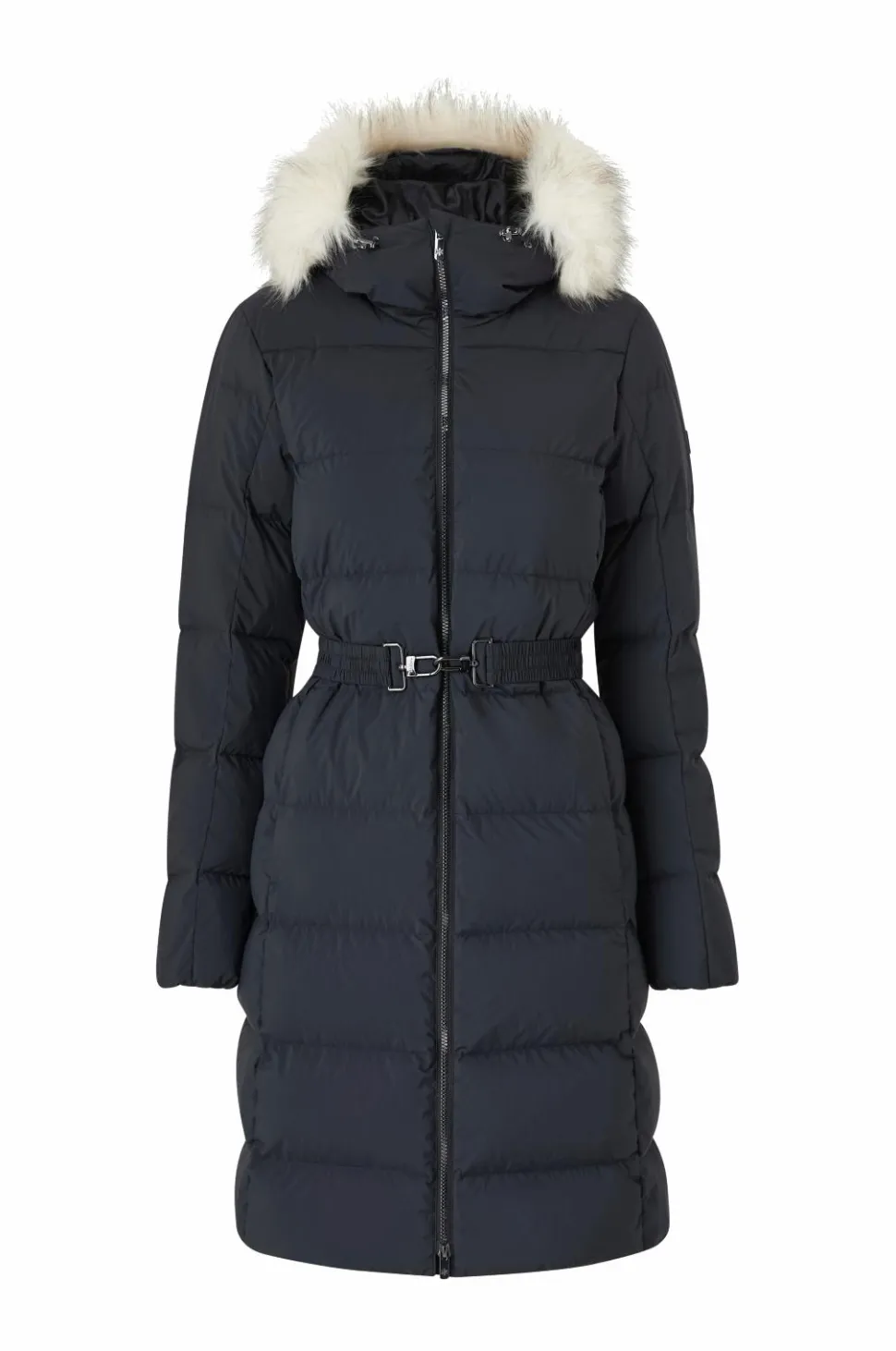 Áhkká Dunfrakke Gold Mid Down Coat Matte