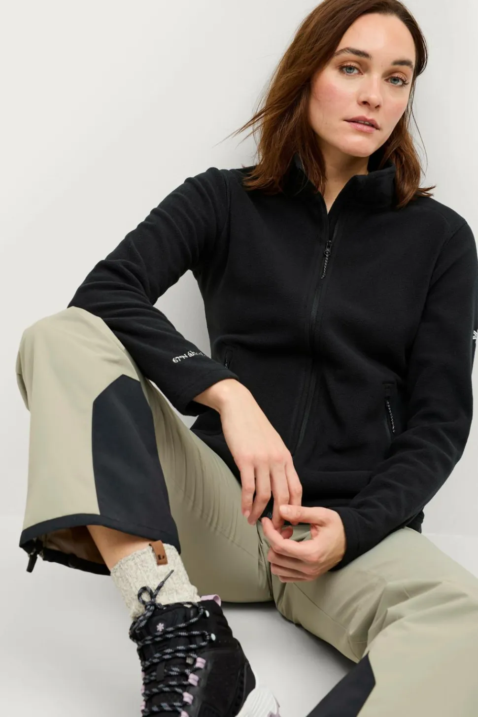 Áhkká Fleecetrøje Fleece Basic W