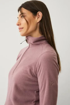 Áhkká Fleecetrøje Fleece Basic Half Zip W