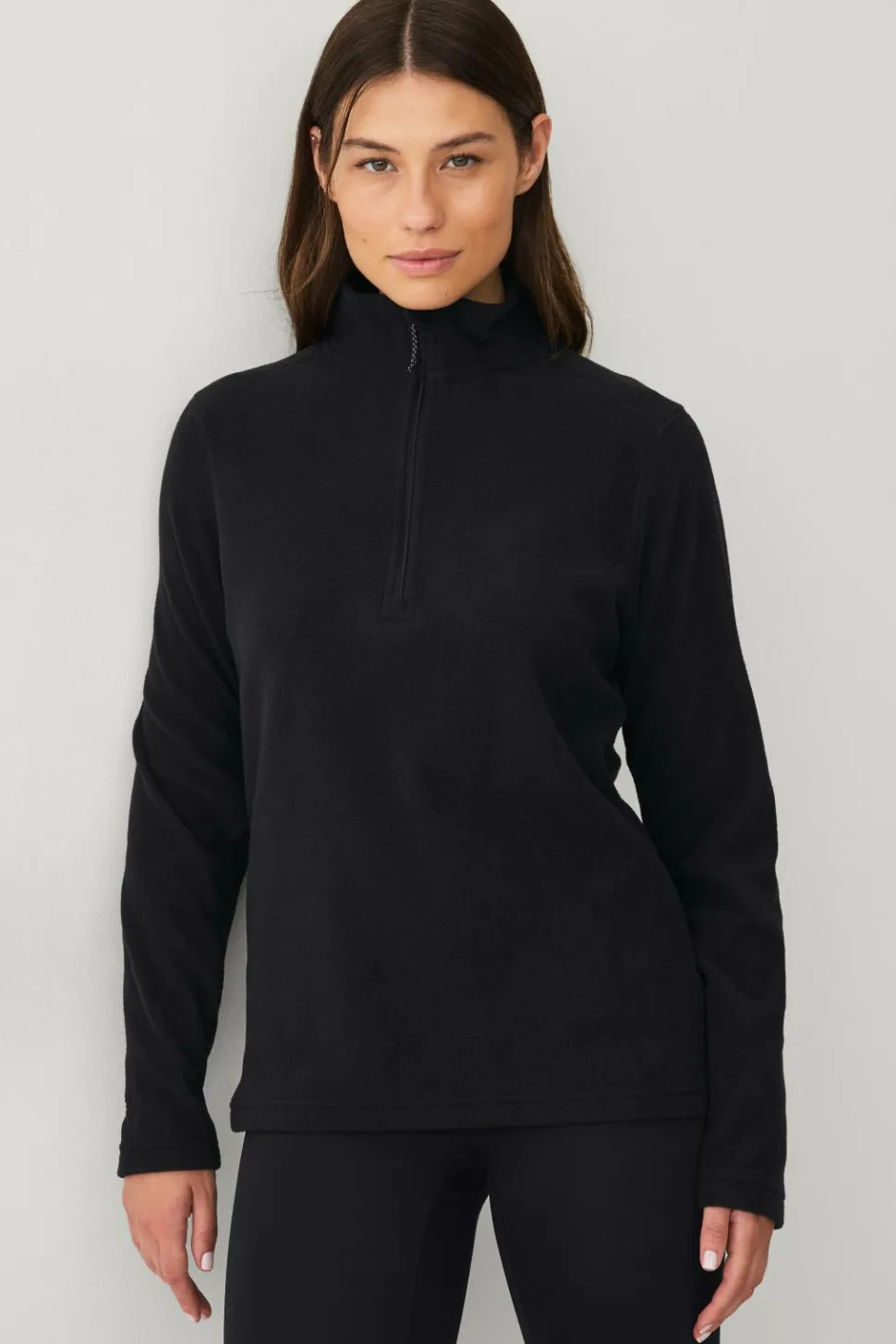 Áhkká Fleecetrøje Fleece Basic Half Zip W