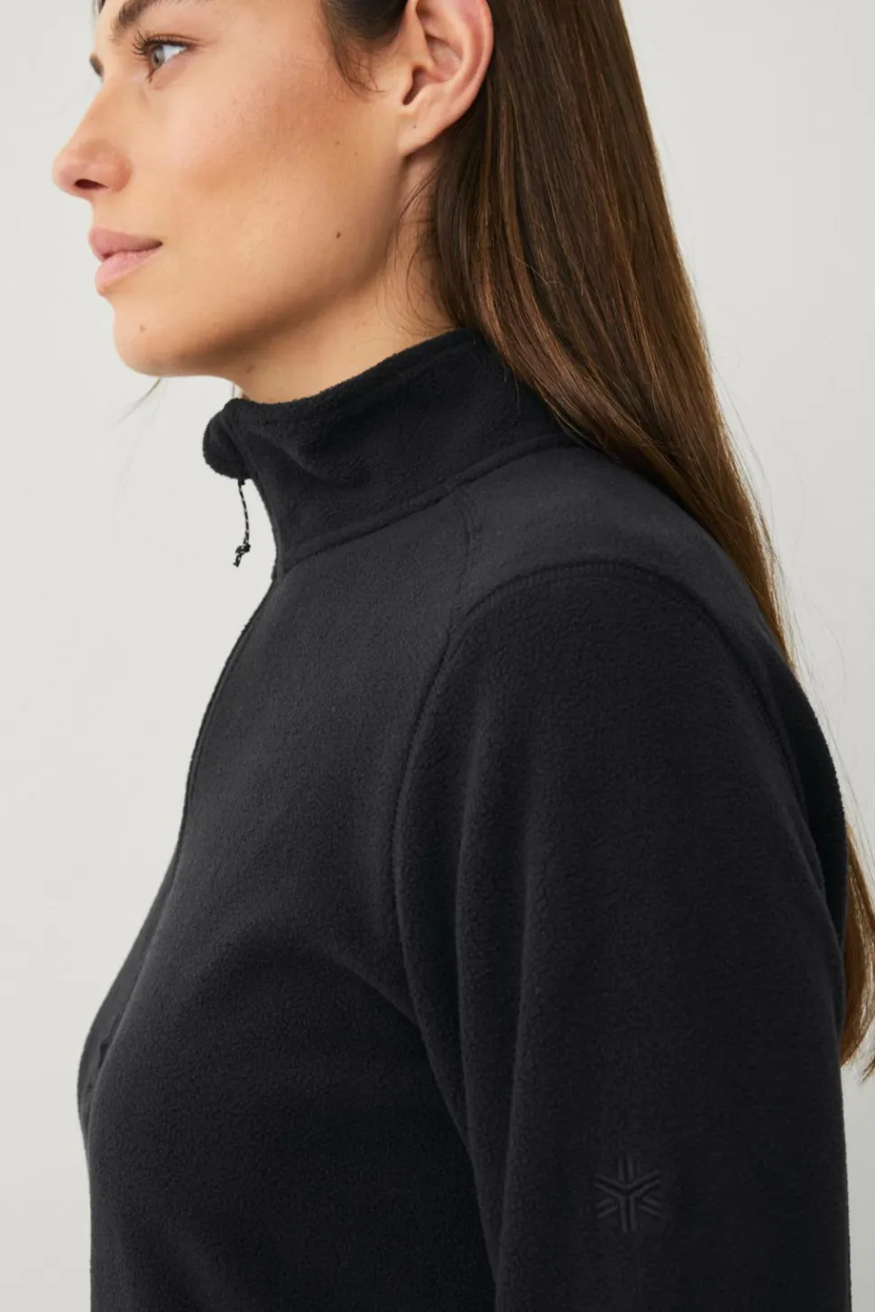 Áhkká Fleecetrøje Fleece Basic Half Zip W