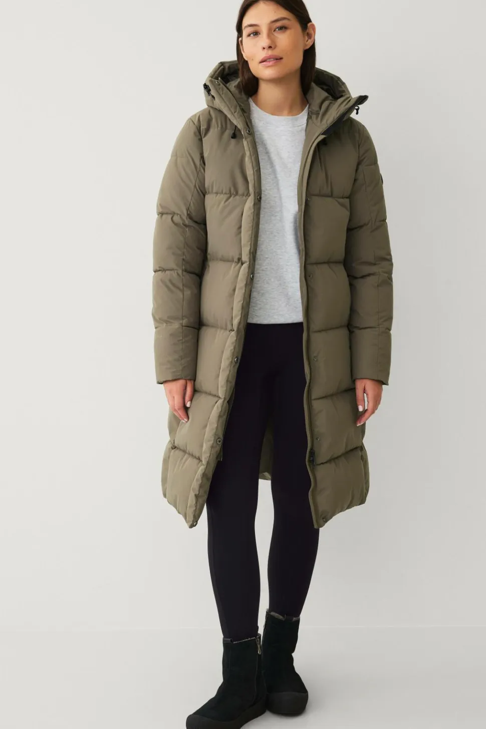 Áhkká Frakke Warm Mid Length Parka W