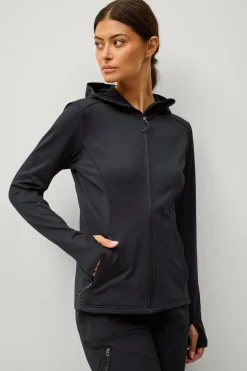 Áhkká Hættetrøje Power Fleece FZ Hoodie