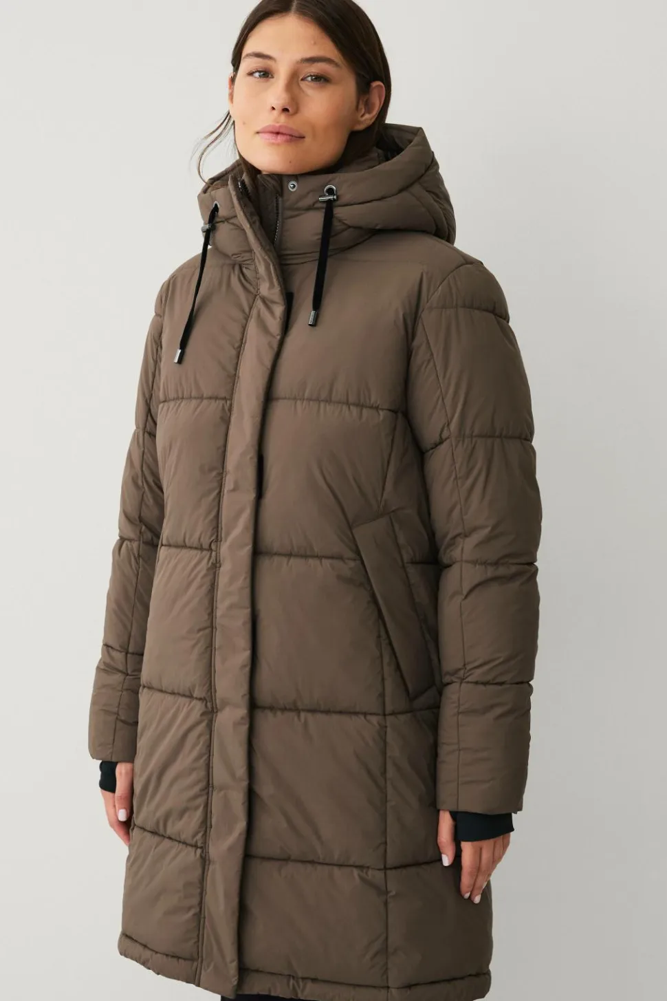 Áhkká Jakke Gold Warm Parka Matte