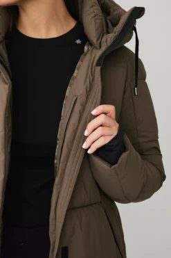 Áhkká Jakke Gold Warm Parka Matte