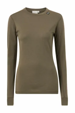 Áhkká Langærmet undertrøje Merino Wool LS Tee W