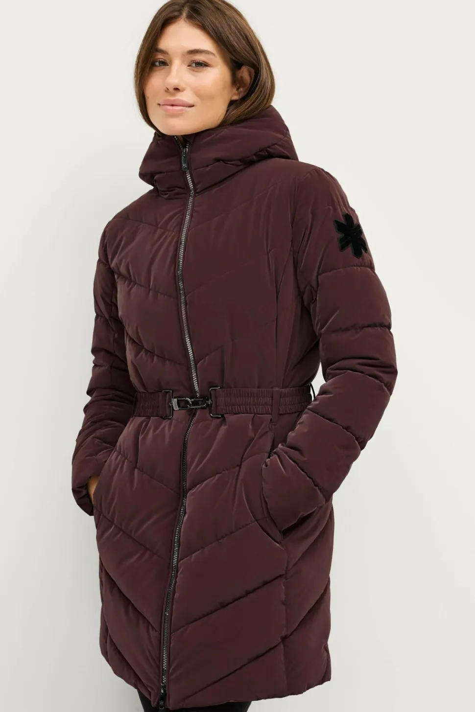 Áhkká Parkacoat Gold Velvet Light Padded Parka