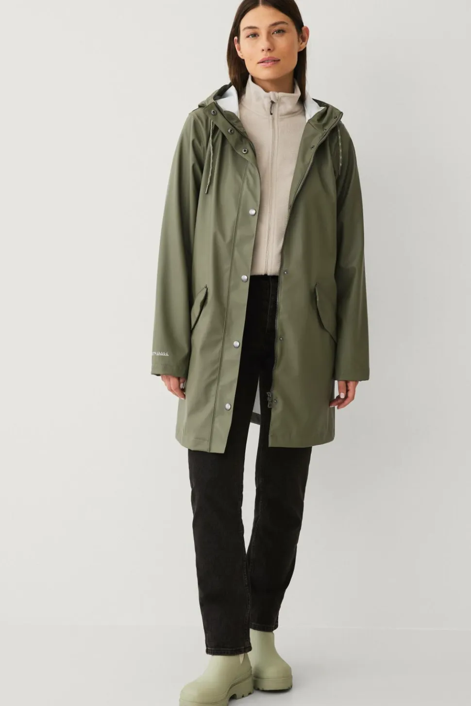 Áhkká Regnjakke PU Parka W