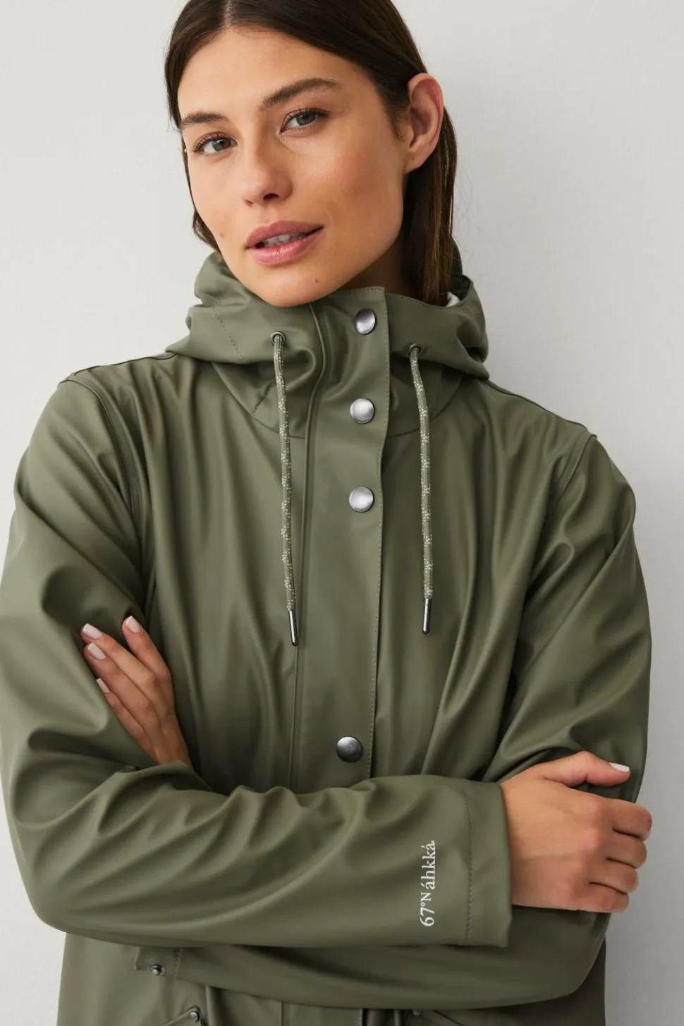 Áhkká Regnjakke PU Parka W