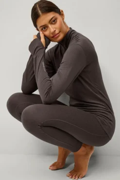 Áhkká Termisk top Merino Wool LS Halfzip W