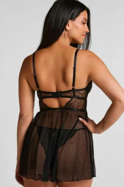 Hunkemöller Babydoll-sæt BD Wired Lace Isabelle Dot Mes