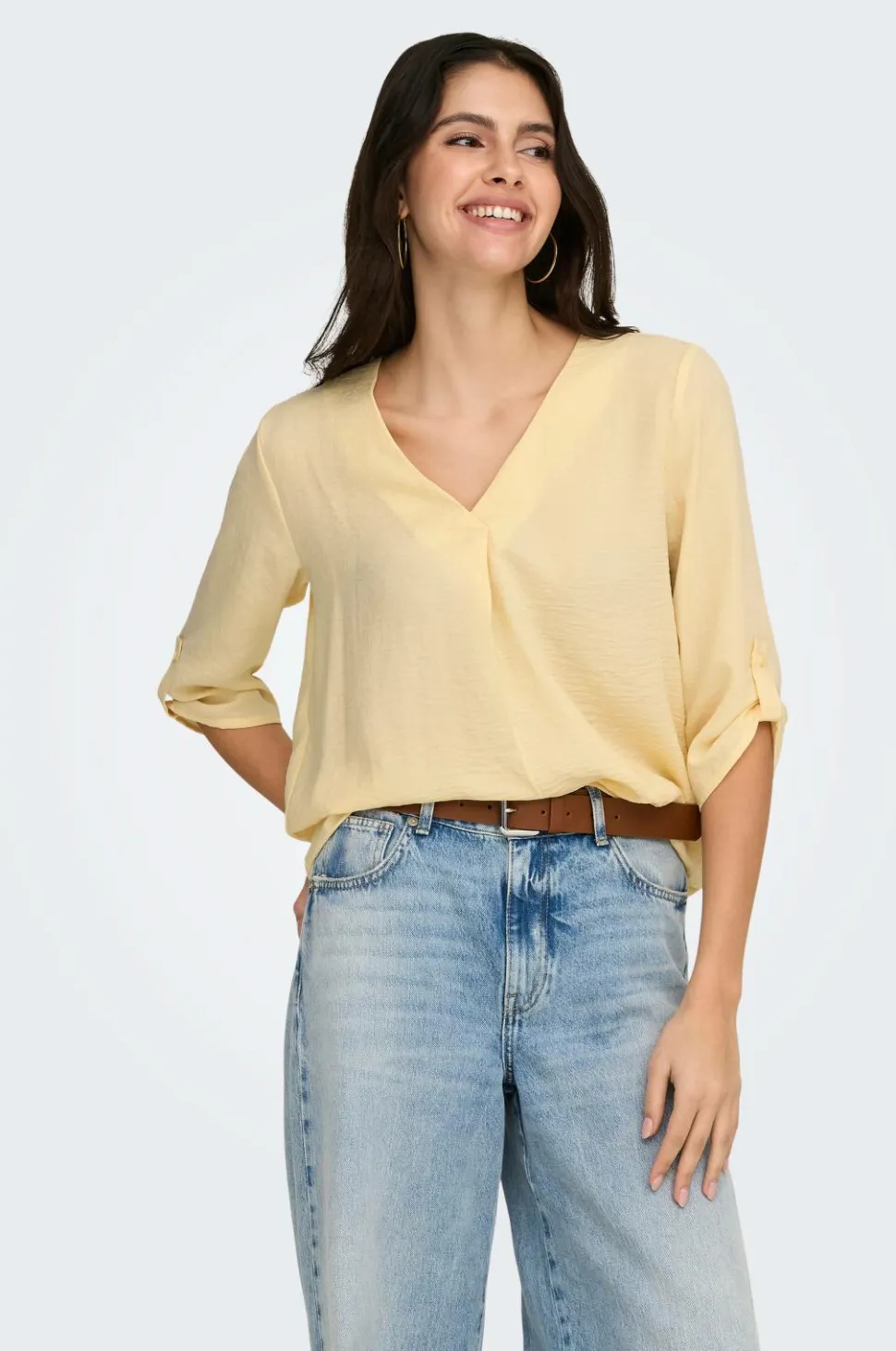 JDY Bluse jdyDivya 3/4 Top Wvn