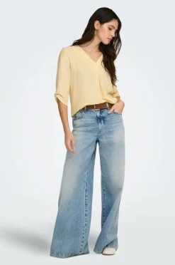 JDY Bluse jdyDivya 3/4 Top Wvn