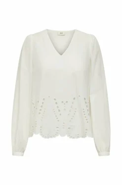 JDY Bluse jdyMiley L/S Anglaise Top Wvn
